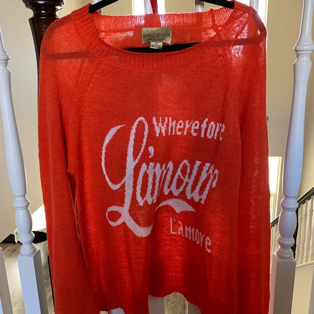 Wildfox Ovetsized Sweater